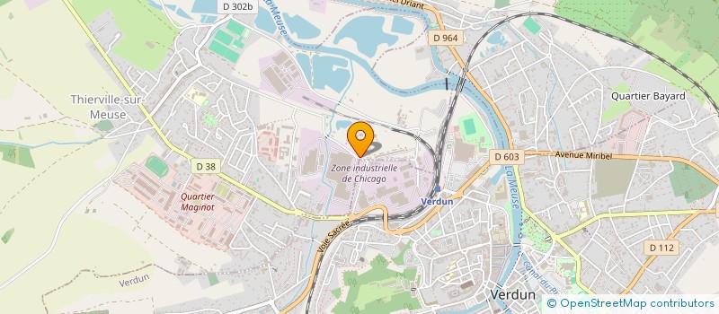 localisation de l'entreprise SCI DU VIEUX RUISSEAU à THIERVILLE-SUR-MEUSE