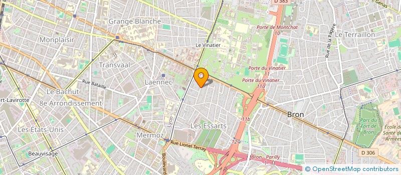 localisation de l'entreprise SCI DU VIEUX TRONC  BRON