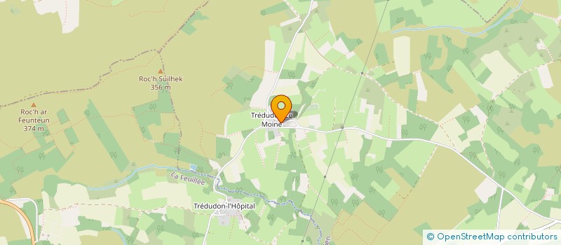 localisation de l'entreprise SCI DU VIEUX TRONC  HUELGOAT