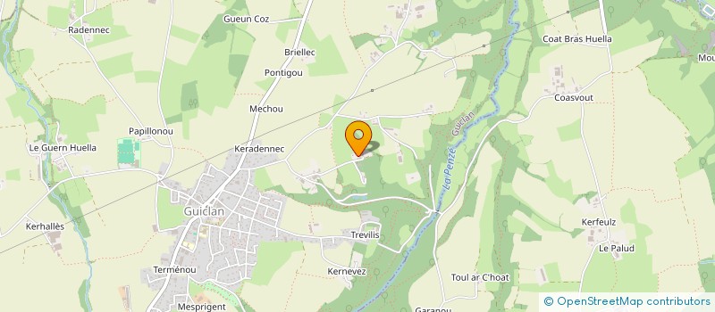 localisation de l'entreprise SCI DU VIEUX TRONC  GUICLAN