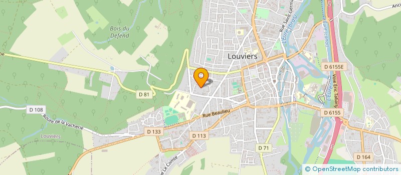 localisation de l'entreprise SCI DU VIEUX VALEUIL à LOUVIERS