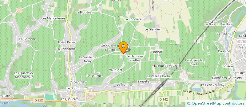 localisation de l'entreprise SCI DU VIEUX VAUVERT à VOUVRAY
