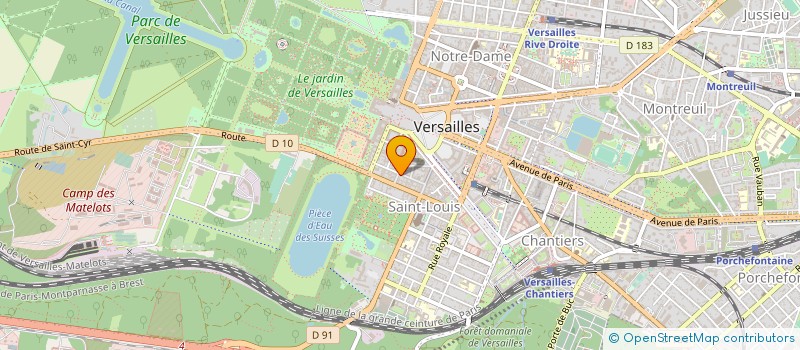 localisation de l'entreprise SCI DU VIEUX VERSAILLES à VERSAILLES