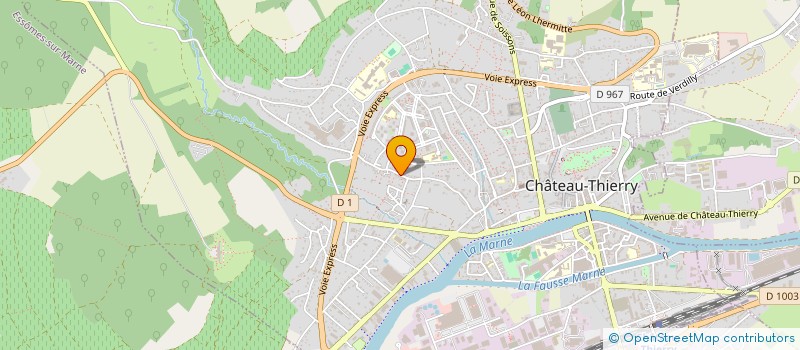 localisation de l'entreprise SCI DU VIEUX VILLAGE à CHATEAU-THIERRY
