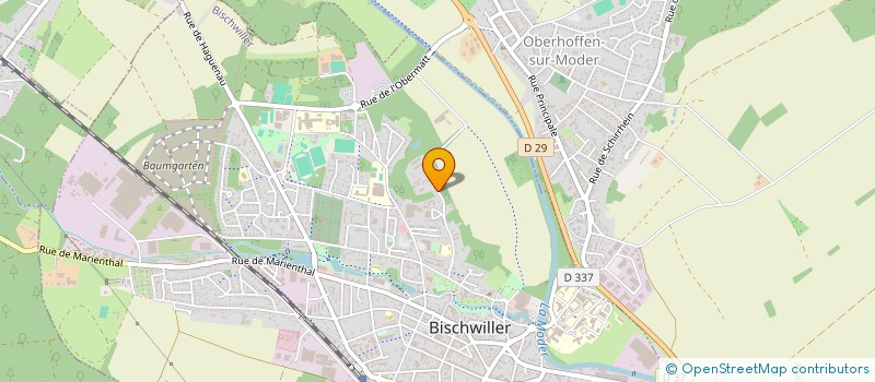 localisation de l'entreprise SCI DU VIEUX VILLAGE  BISCHWILLER