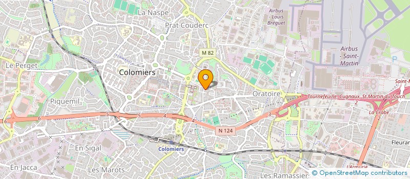 localisation de l'entreprise SCI DU VIEUX VILLAGE à COLOMIERS