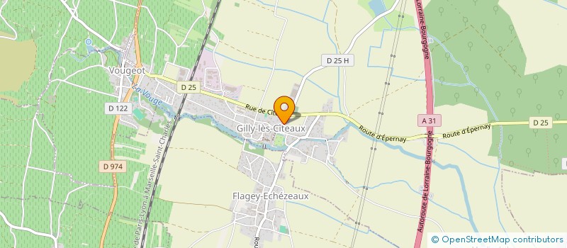 localisation de l'entreprise SCI DU VIGNOBLE  GILLY-LES-CITEAUX