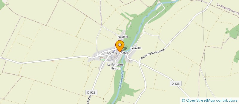 localisation de l'entreprise SCI DU VIGNOBLE à YEVRE-LA-VILLE