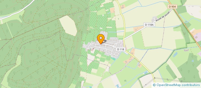 localisation de l'entreprise SCI DU VIGNOBLE  BRULEY