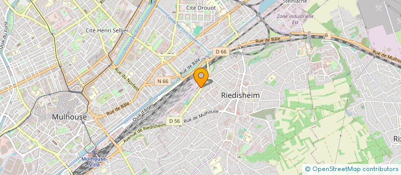 localisation de l'entreprise SCI DU VIGNOBLE  RIEDISHEIM