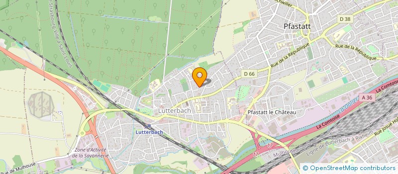 localisation de l'entreprise SCI DU VIGNOBLE  LUTTERBACH