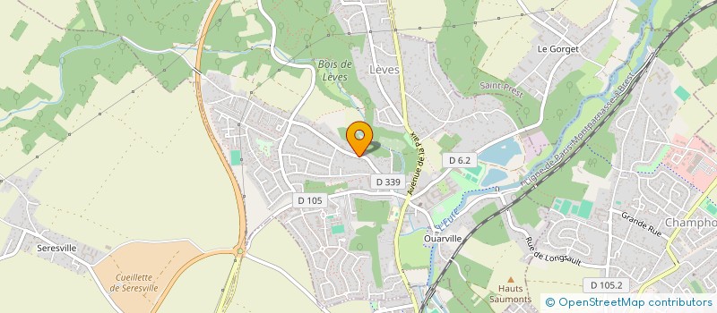 localisation de l'entreprise SCI DU VILLAGE à LEVES