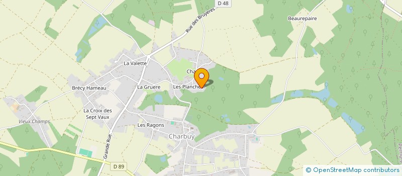 localisation de l'entreprise SCI DU VILLAGE  CHARBUY