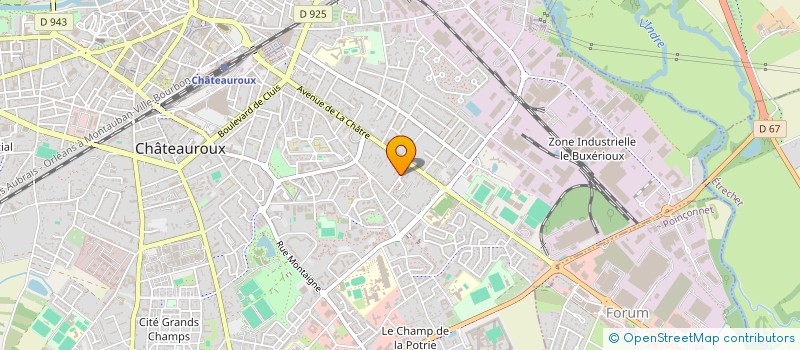 localisation de l'entreprise SCI DU VILLAGE à CHATEAUROUX