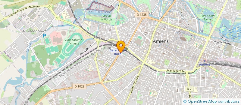 localisation de l'entreprise SCI DU VILLAGE à AMIENS