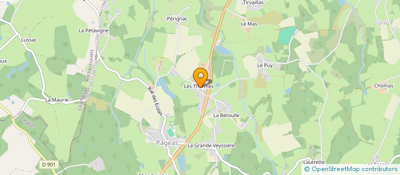 localisation de l'entreprise SCI DU VILLAGE à PAGEAS