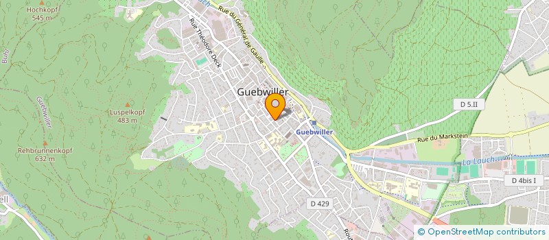 localisation de l'entreprise SCI DU VILLAGE  RIMBACH-PRES-GUEBWILLER