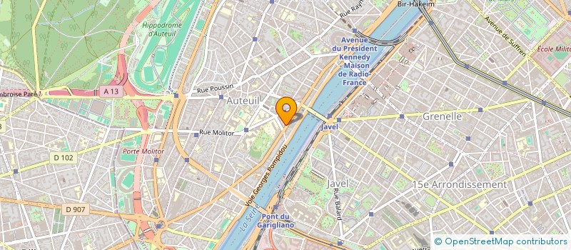 localisation de l'entreprise SCI DU VILLAGE DE MICHEL ANGE  PARIS