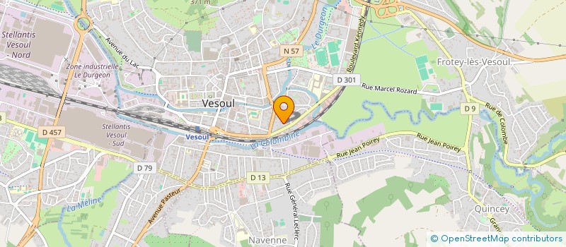 localisation de l'entreprise SCI DU VILLAGE DE VIREAUX  CHARIEZ