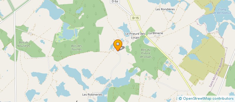 localisation de l'entreprise SCI DU VILLAGE DES LOUPS à SAINT-MICHEL-EN-BRENNE