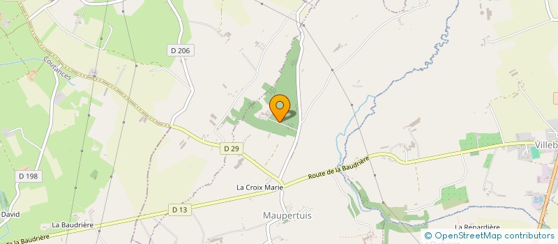 localisation de l'entreprise SCI DU VILLAGE MORIN  MAUPERTUIS