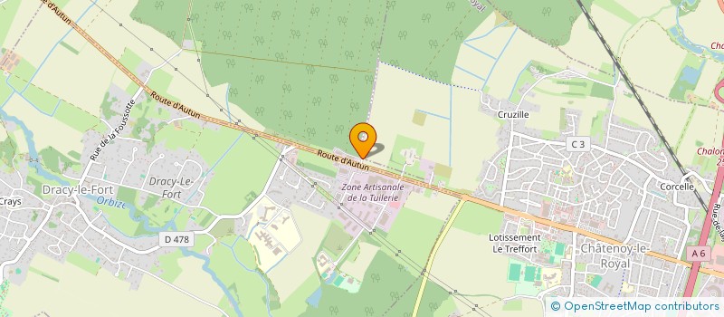 localisation de l'entreprise SCI DU VILLARD 71  MELLECEY