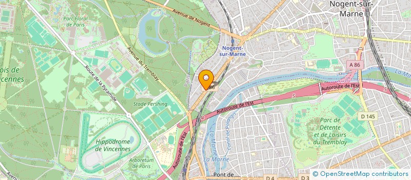 localisation de l'entreprise SCI DU VILLARET à NOGENT-SUR-MARNE