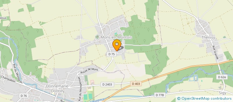 localisation de l'entreprise SCI DU VILLE  MONS-EN-MONTOIS