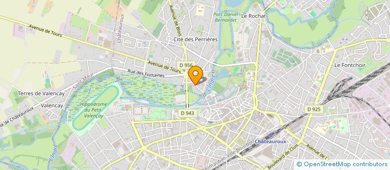 localisation de l'entreprise SCI DU VILLEMONGIN à CHATEAUROUX