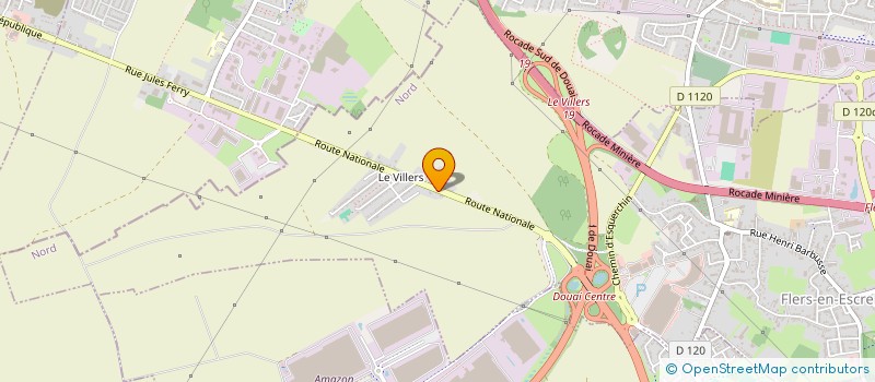 localisation de l'entreprise SCI DU VILLERS  FLERS-EN-ESCREBIEUX