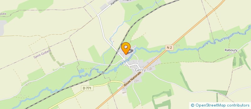 localisation de l'entreprise SCI DU VILPION  ROUGERIES