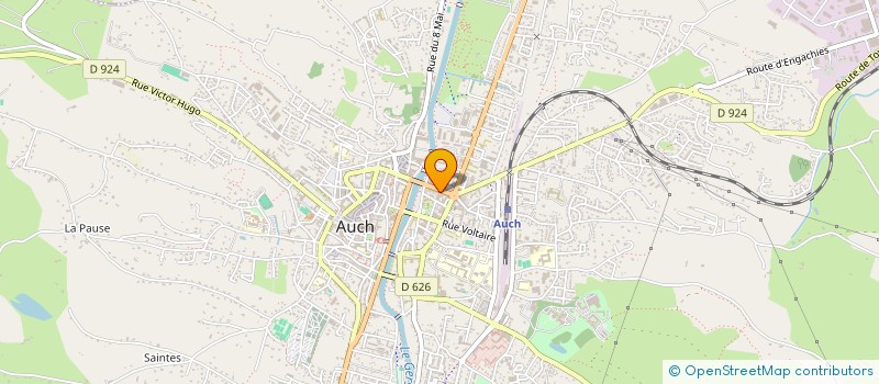 localisation de l'entreprise SCI DU VINGT DEUX AV D'ALSACE  AUCH