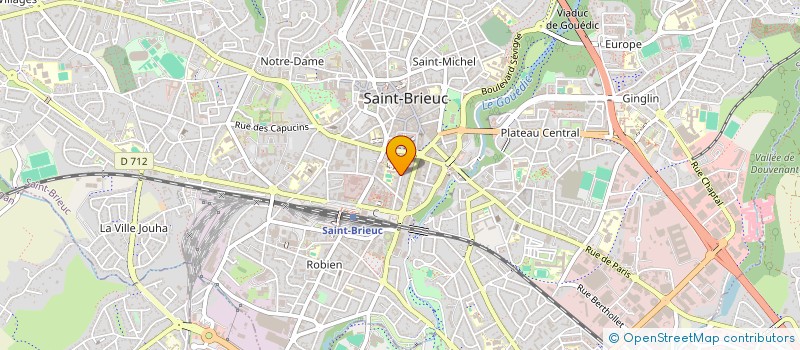 localisation de l'entreprise SCI DU VINGT QUATRE  LANNION