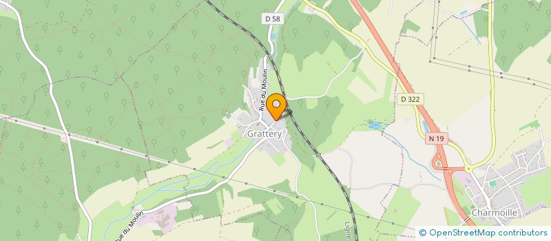 localisation de l'entreprise SCI DU VISENEY  GRATTERY