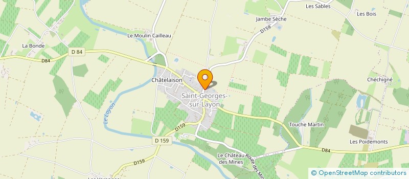 localisation de l'entreprise SCI DU VIVIER  TUFFALUN