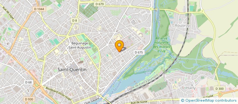 localisation de l'entreprise SCI DU VIVIER à SAINT-QUENTIN