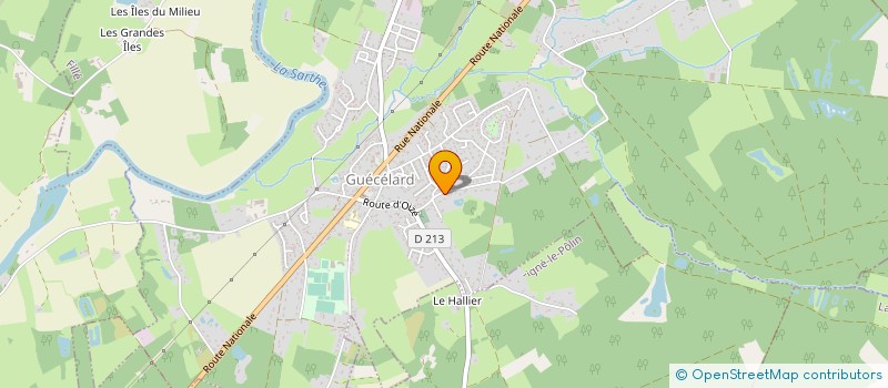 localisation de l'entreprise SCI DU VIVIER  GUECELARD