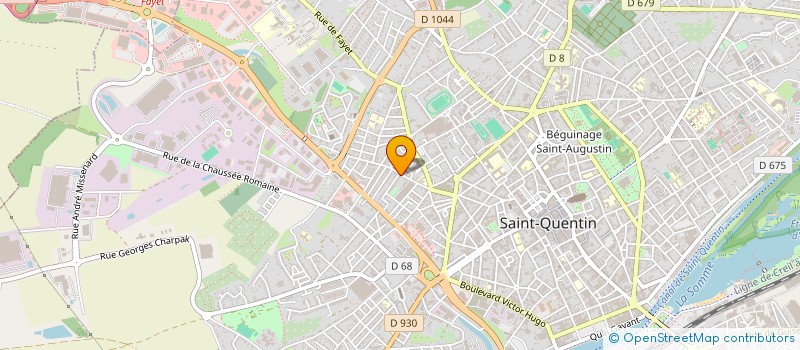 localisation de l'entreprise SCI DU VIVIER à SAINT-QUENTIN