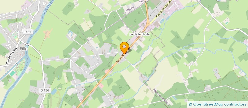 localisation de l'entreprise SCI DU VIVIER  GUECELARD