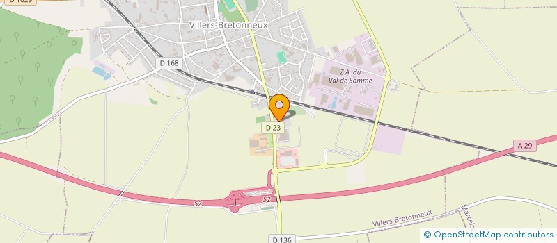 localisation de l'entreprise SCI DU VIVIER à VILLERS-BRETONNEUX