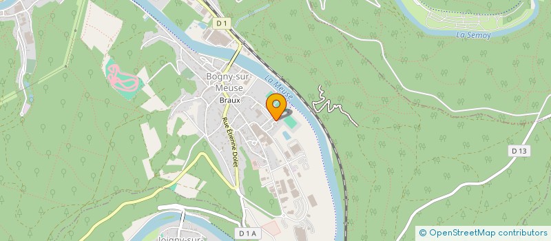 localisation de l'entreprise SCI DU VIVIER  BOGNY-SUR-MEUSE