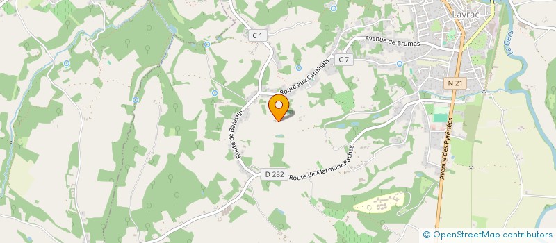 localisation de l'entreprise SCI DU VIVIER  LAYRAC