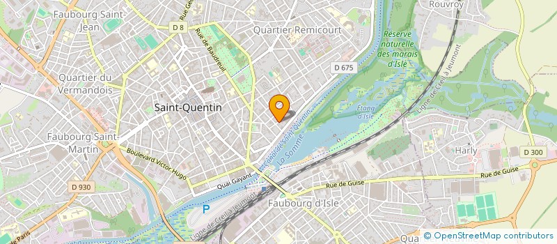 localisation de l'entreprise SCI DU VIVIER à SAINT-QUENTIN