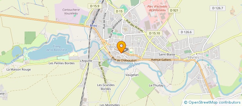 localisation de l'entreprise SCI DU VIVIER à BROU