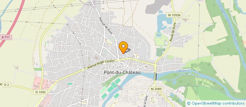 localisation de l'entreprise SCI DU VIVIER  PONT-DU-CHATEAU