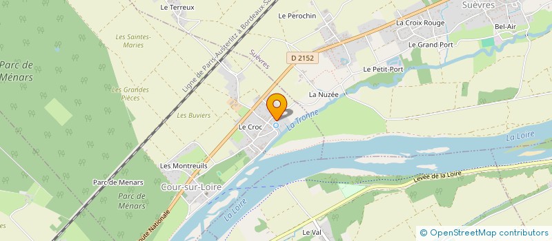 localisation de l'entreprise SCI DU VIVIER  COUR-SUR-LOIRE