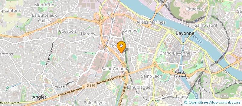 localisation de l'entreprise SCI DU VIVIER VAUDOY à BAYONNE