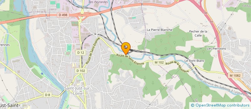 localisation de l'entreprise SCI DU VOLVON  SAINT-JUST-SAINT-RAMBERT