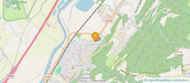 localisation de l'entreprise SCI DU VORS  LE CHAMP-PRES-FROGES