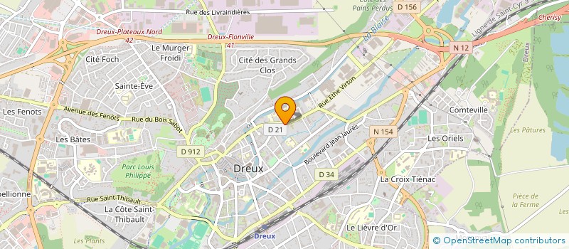 localisation de l'entreprise SCI DU VOYAGE à DREUX